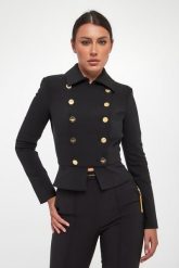 Żakiet damski dwurzędowy ELISABETTA FRANCHI. Żakiety damskie Elisabetta Franchi, bez wzorów. Za 3,689.00 zł.