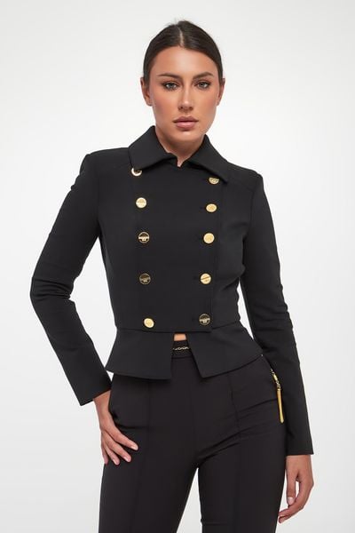 Żakiet damski dwurzędowy ELISABETTA FRANCHI. Żakiety damskie Elisabetta Franchi, bez wzorów. Za 3,689.00 zł.