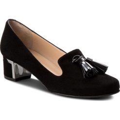 Półbuty BRENDA ZARO - F2372 Negro. Czarne półbuty damskie Brenda Zaro, z materiału, eleganckie. W wyprzedaży za 279.00 zł.