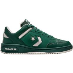 Męskie Sneakers Converse Weapon. Zielone buty sportowe męskie Converse, ze skóry ekologicznej, bez zapięcia, na fitness i siłownię. Za 590.00 zł.