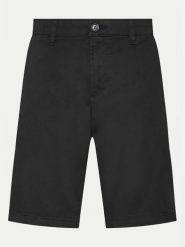 S.Oliver Szorty materiałowe 2143799 Czarny Regular Fit. Czarne szorty męskie S.Oliver, m, bez wzorów, z bawełny. Za 119.99 zł.