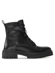 Geox Trapery D Iridea C D16HRC 00043 C9999 Czarny. Czarne śniegowce i trapery damskie Geox, ze skóry. Za 439.99 zł.