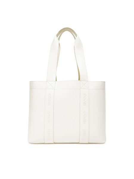 HUGO Torebka 50547491 Biały. Białe torebki do ręki damskie Hugo, bez wzorów, ze skóry, bez dodatków. Za 389.99 zł.