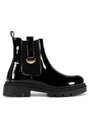 DeeZee Botki CS6365-05 Czarny. Czarne botki dziewczęce DeeZee, z materiału, bez zapięcia. Za 139.99 zł.