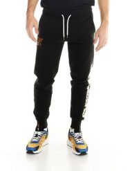 Męskie spodnie dresowe Leone Winter Gold. Czarne spodnie sportowe męskie LEONE 1947 APPAREL, l, bez wzorów, z bawełny, na fitness i siłownię. Za 84.16 zł.