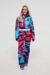 Kombinezon narciarski Fresh Prince - damski. Brązowe spodnie snowboardowe damskie OOSC, xl, bez wzorów, z syntetyku, retro, narciarskie. Za 1,710.99 zł.