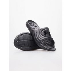 Klapki na basen na co dzień męskie UNDER ARMOUR sportowe. Czarne klapki męskie Under Armour, bez wzorów. Za 119.00 zł.