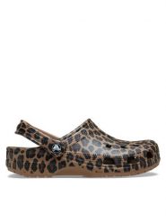 Crocs Klapki Classic Animal Clog 211800 Brązowy. Brązowe klapki męskie Crocs, z tworzywa sztucznego. Za 259.99 zł.