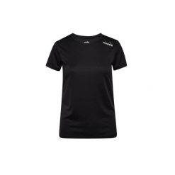 Koszulka damska DIADORA L. SS CORE TEE. Czarne koszulki sportowe damskie Diadora, l, bez wzorów, bez kołnierzyka, bez ramiączek. Za 34.99 zł.