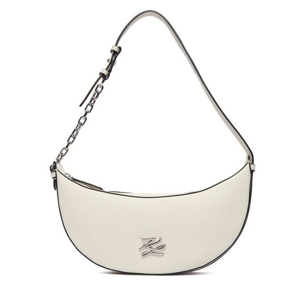 Torebka KARL LAGERFELD. Białe torebki do ręki damskie KARL LAGERFELD, bez wzorów, klasyczne, bez dodatków. Za 787.99 zł.