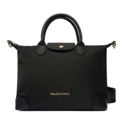 Torebka Valentino. Czarne torebki do ręki damskie Valentino, bez wzorów, klasyczne, bez dodatków. Za 469.99 zł.