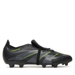 Buty do piłki nożnej adidas. Czarne buty sportowe męskie Adidas, bez zapięcia. Za 309.99 zł.