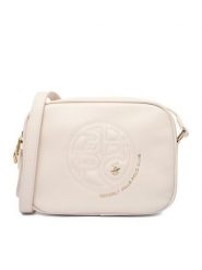 Beverly Hills Polo Club Torebka CEOWB-BHPC-L-002-09 Écru. Listonoszki damskie Beverly Hills Polo Club, bez wzorów, z materiału, bez dodatków. Za 149.99 zł.