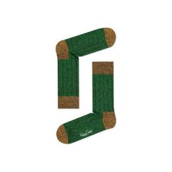 Skarpetki WOOL Happy Socks TT22-075. Zielone skarpety męskie Happy Socks, z tkaniny. Za 36.00 zł.