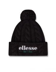 Czapka zimowa Ellesse Sanga Pom Pom. Czarne czapki i kapelusze damskie Ellesse, na zimę, bez wzorów, z materiału, klasyczne. Za 109.99 zł.