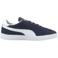 Męskie Zamszowe Buty Sportowe Club Logo. Białe buty sportowe męskie Puma, z zamszu, bez zapięcia. Za 347.99 zł.