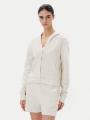 Calvin Klein Underwear Bluza LV00QS7504 Beżowy Regular Fit. Brązowe bluzy damskie Calvin Klein Underwear, xs, bez wzorów, z bawełny, bez kaptura. Za 189.99 zł.