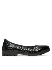Caprice Baleriny 9-22151-45 Czarny. Czarne baleriny damskie Caprice, bez wzorów, ze skóry, bez obcasa. Za 183.99 zł.
