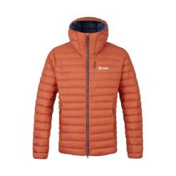 Kurtka z kapturem Rafiki Project. Brązowe kurtki męskie Rafiki, bez wzorów, z puchu, sportowe, z kapturem. Za 938.25 zł.