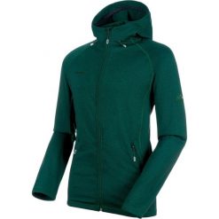 Mammut Męska bluza Runbold Ml Hooded Ciemny zielony M. Zielone bluzy męskie Mammut, m, bez wzorów, z materiału, z kapturem. W wyprzedaży za 295.00 zł.