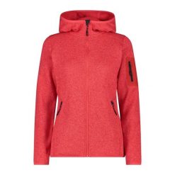 Bluza damska turystyczna CMP 3H19826. Czerwone bluzy damskie CMP, l, bez wzorów, bez kaptura. Za 297.50 zł.