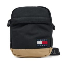 Saszetka Tommy Jeans. Czarne saszetki męskie Tommy Jeans, z jeansu, młodzieżowe, małe. Za 129.99 zł.