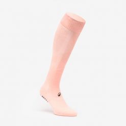 Skarpety piłkarskie Kipsta Viralto II. Czerwone legginsy sportowe męskie KIPSTA, bez wzorów, z dzianiny, do piłki nożnej. Za 54.99 zł.