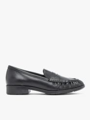 Czarne mokasyny ze skóry licowej. Czarne mokasyny damskie Ryłko, ze skóry, eleganckie. Za 479.99 zł.