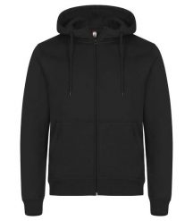Clique Miami Hoody Full Zip – bluza z kapturem z bawełny i recyklingowanego. Czarne bluzy męskie CLIQUE, xl, bez wzorów, z bawełny, z kapturem. Za 193.98 zł.