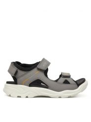 ECCO Sandały Biom Raft 70060250585 Szary. Szare sandały chłopięce ecco, z materiału, bez zapięcia. Za 299.99 zł.