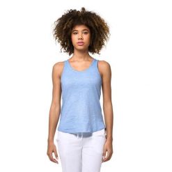 Odzież sportowa z bawełna na co dzień na siłownię. Niebieskia obuwie sportowe damskie LEONE 1947 APPAREL, bez wzorów, z bawełny, na fitness i siłownię. W wyprzedaży za 82.10 zł.