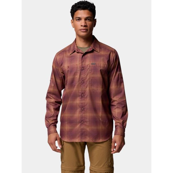 Koszulka Męska Columbia Silver Ridge Utility Lite Plaid. Brązowe koszule męskie Columbia, m, bez wzorów, bez kołnierzyka, bez ramiączek, trekkingowe. W wyprzedaży za 330.65 zł.