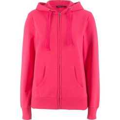 Bluza rozpinana bonprix różowy hibiskus. Czerwone bluzy damskie bonprix, w paski. Za 59.99 zł.