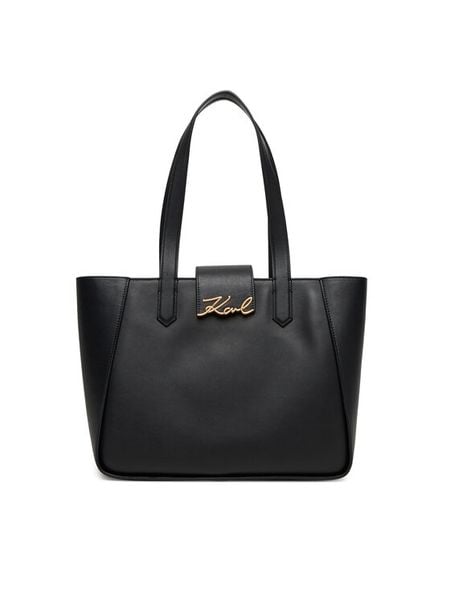 KARL LAGERFELD Torebka A3W30133 Czarny. Czarne torebki do ręki damskie KARL LAGERFELD, bez wzorów, ze skóry, bez dodatków. Za 1,399.00 zł.