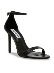 Steve Madden Sandały Tecy Sandal SM11002956-03001-017 Czarny. Czarne klapki damskie Steve Madden, bez wzorów, ze skóry, bez obcasa, na szpilce, bez zapięcia. Za 259.99 zł.