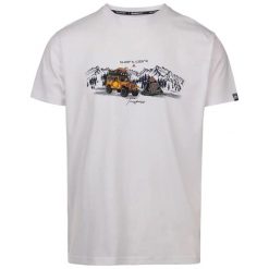 Męska Koszulka Horton. Niebieskie koszulki sportowe męskie Trespass, m, bez wzorów, bez kołnierzyka, bez ramiączek, trekkingowe. Za 78.99 zł.