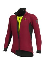 Kurtka rowerowa męska Alé Cycling R-EV1 Future Warm L Bordowy. Czarne kurtki męskie ALÉ CYCLING, na jesień, l, bez wzorów, z elastanu, sportowe, bez kaptura. Za 529.99 zł.