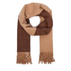 Szalik Guess. Brązowe szaliki i chusty damskie Guess, z aplikacjami. Za 194.99 zł.