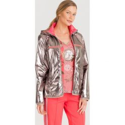 KURTKA METAL Sportalm. Brązowe kurtki damskie Sportalm, bez wzorów, z materiału, z kapturem. Za 1,319.00 zł.