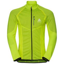 Odlo Bluza męska Midlayer full zip VELOCITY zielona r. L (612302). Bluzy męskie marki Odlo. Za 208.81 zł.