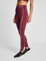 Legginsy damskie Hummel Mt Flash. Brązowe legginsy damskie Hummel, xs, bez wzorów, z elastanu, na fitness i siłownię. Za 296.45 zł.