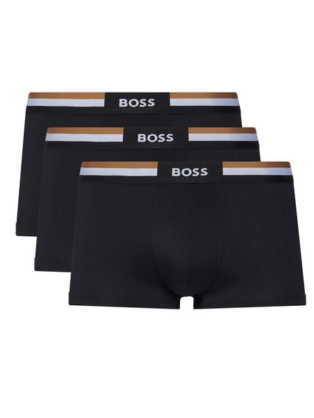 BOSS Komplet bokserek 50516542 Czarny. Czarne bokserki męskie Boss, m, bez wzorów, z bawełny. Za 151.99 zł.