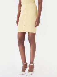 Marciano Guess Spódnica mini G6GD09 Z0628 Żółty Classic Fit. Żółte spódnice damskie Marciano Guess, m, z aplikacjami, z wiskozy, mini. Za 589.99 zł.