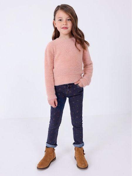 Mayoral Jeansy 4.504 Niebieski Regular Fit. Niebieskie jeansy dla dziewczynek Mayoral, z bawełny. Za 139.99 zł.