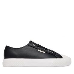 Trampki Calvin Klein. Czarne trampki i tenisówki damskie Calvin Klein, bez wzorów, bez zapięcia. Za 369.99 zł.