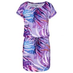 Damska sukienka sportowa Loap Anuma - Letnia elegancja. Czerwone sukienki damskie LOLË, na plażę, na lato, bez wzorów, sportowe, bez kołnierzyka, bez ramiączek, sportowe. Za 160.99 zł.