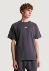 Krótki top T-shirt M ESSENTIAL CENTER LOGO RELAXED SHORT SL HEREN Szary. Szare t-shirty męskie The North Face, m, bez wzorów, z bawełny, klasyczne, bez kołnierzyka. Za 291.99 zł.