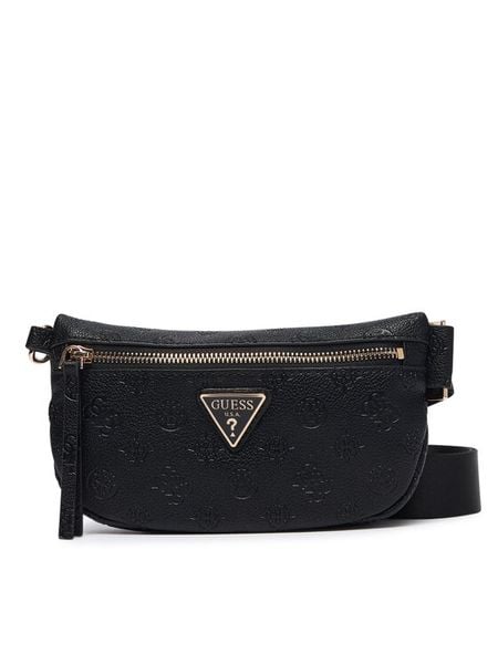 Guess Torebka Devon Travel TWDP97 45083 Czarny. Czarne listonoszki damskie Guess, z aplikacjami, ze skóry, bez dodatków. Za 494.99 zł.