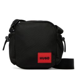 Saszetka HUGO. Czarne saszetki męskie Hugo, młodzieżowe, małe. Za 399.99 zł.