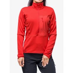 Bluza polarowa damska Berghaus MTN Arete LB HZ. Czerwone bluzy damskie Berghaus, na zimę, m, bez wzorów, z polaru, bez kaptura. Za 361.99 zł.
